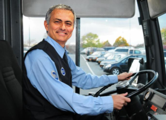 Mourinho Bus driver